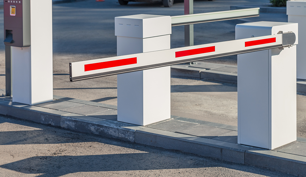 Vehicle entry control barrier installation in Dubai